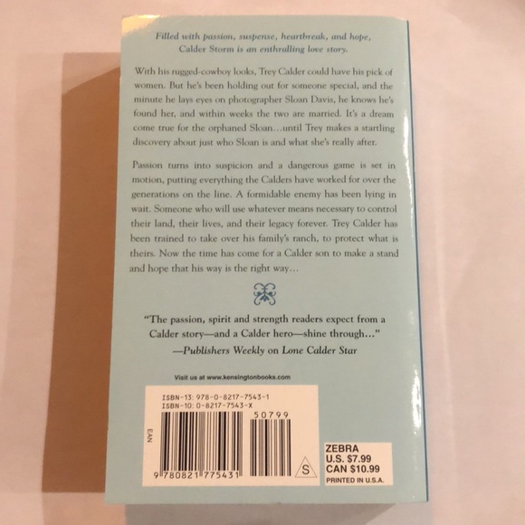 ⭐️5 for $15⭐️ Calder Storm bu Janet Dailey | Book - Picture 2 of 2